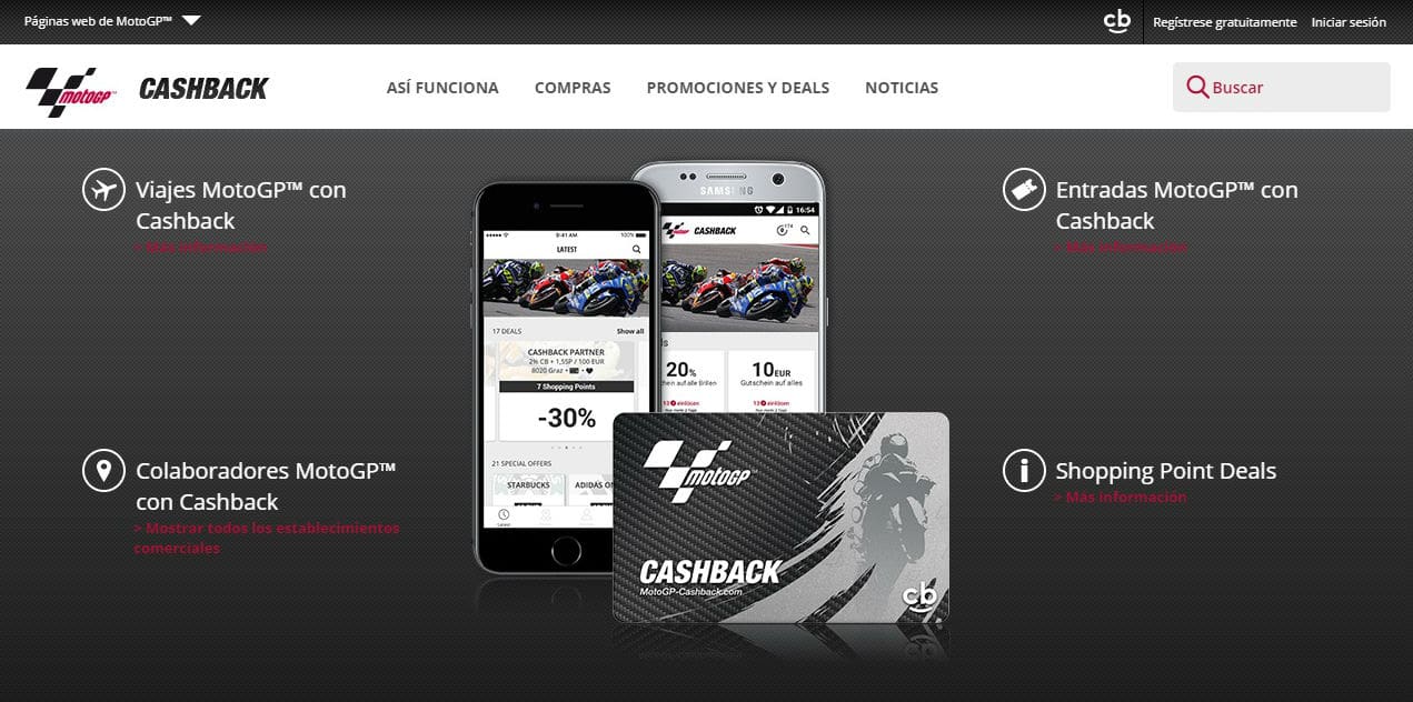Cashback Card MotoGP Cashaback World