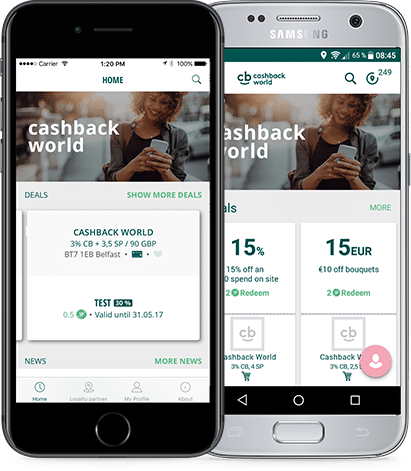 Cashback World App Alicación Móvil