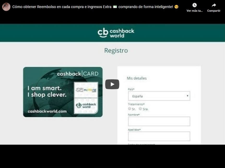 Cashback World Registro